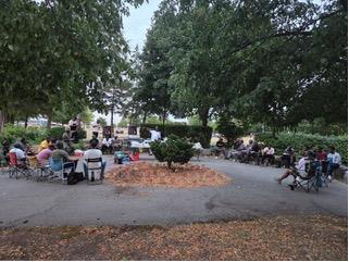 Community BBQ in the park